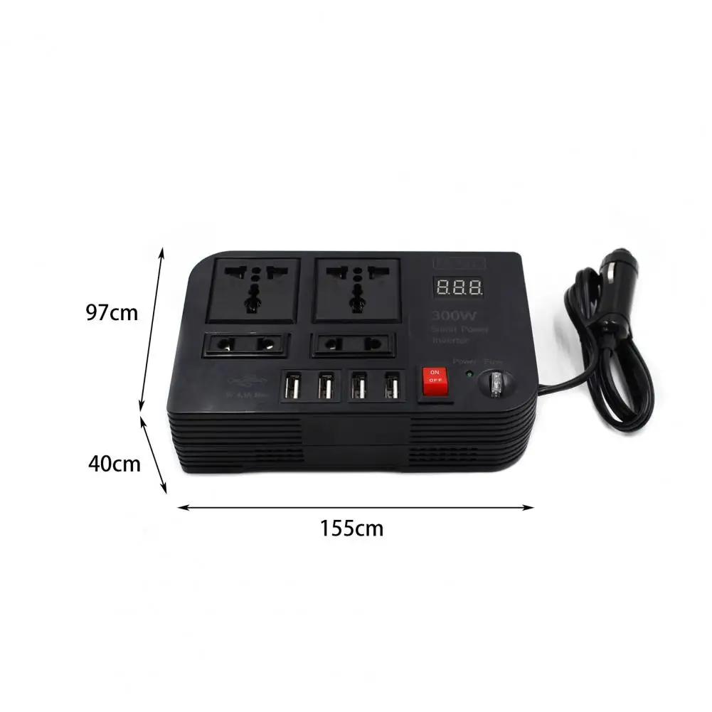 Professional Car Charger Socket Build-in Cooling Fan Easy Operation High Efficiency Car Charger Automotive Tools