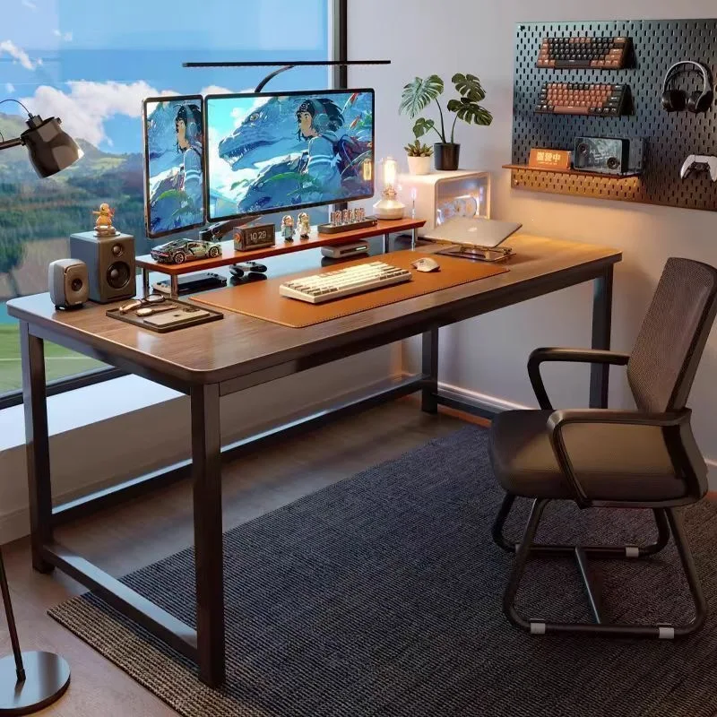 & Simple Rectangular Computer Desk Minimalist Study Writing Table for Bedroom Home Learning Office Working Wholesale