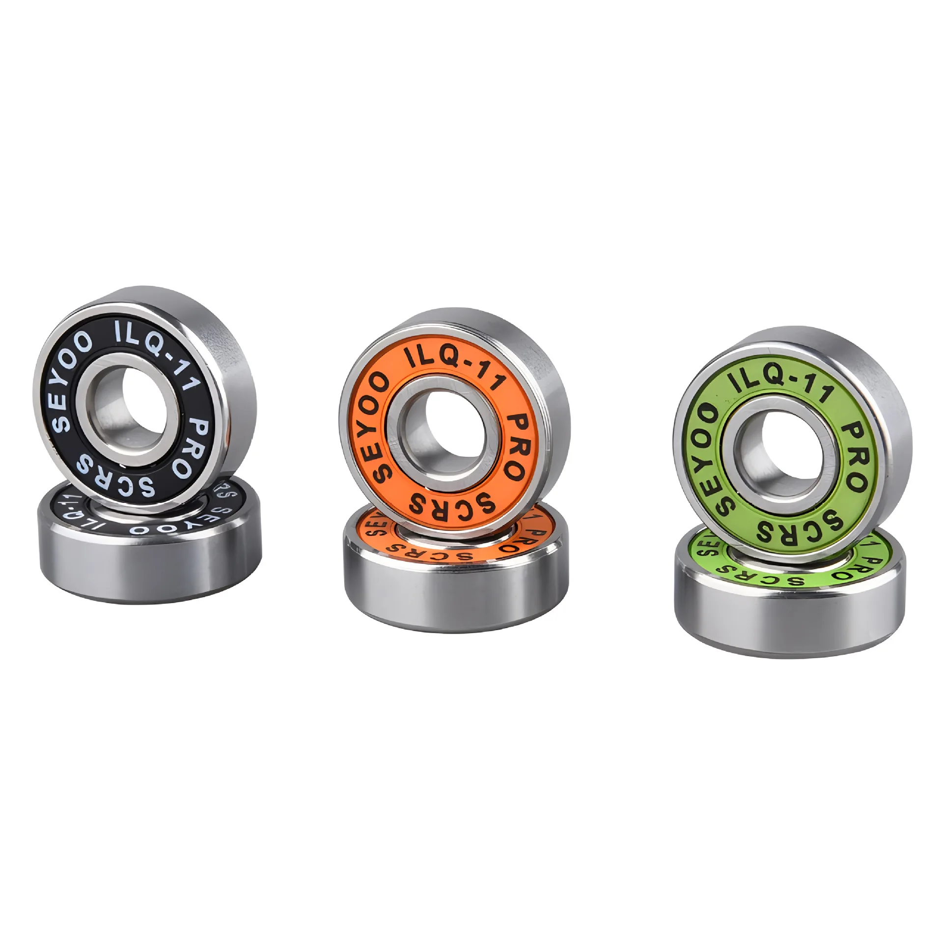 8PCS 608 Skateboard Bearing ILQ-11 High-Speed Bearing 8x22x7 Suitable for Longboard Inline Skates and Low-Noise Skates