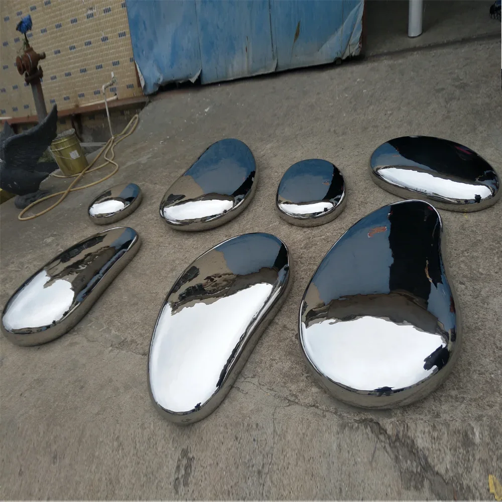 Indoor stainless steel abstract wall art decoration polishing mirror effect