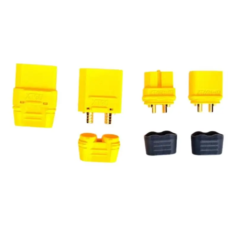 1/3 Sets Welding Terminal Connector High Current XT90H Male Female Connector With Cover For Lithium Polymer Battery Model
