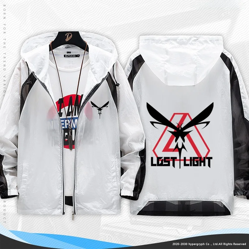 

Lightweight Long Sve Jaet ex Anti-UV Clothing Breathable Loose Fit Youth Faion Summer Outerwear Zipper Closure