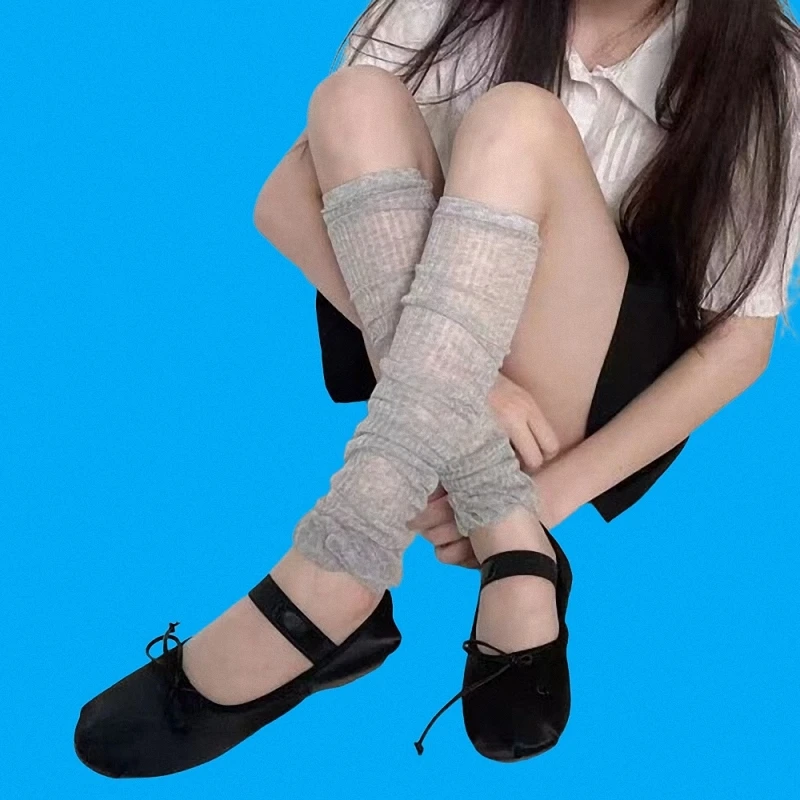 Chaussettes Légères et Respirantes pour Femme, Semi-Transparentes, Mollet Fin, Confortables, Empilées, Protection Solaire, 3/6 Paires