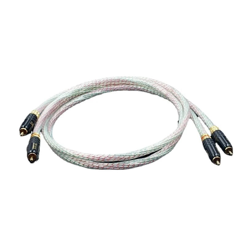 

Hi End Valhalla 8 Core 16Awg Fever interconnects RCA cable Audiophile for amplifier CD player