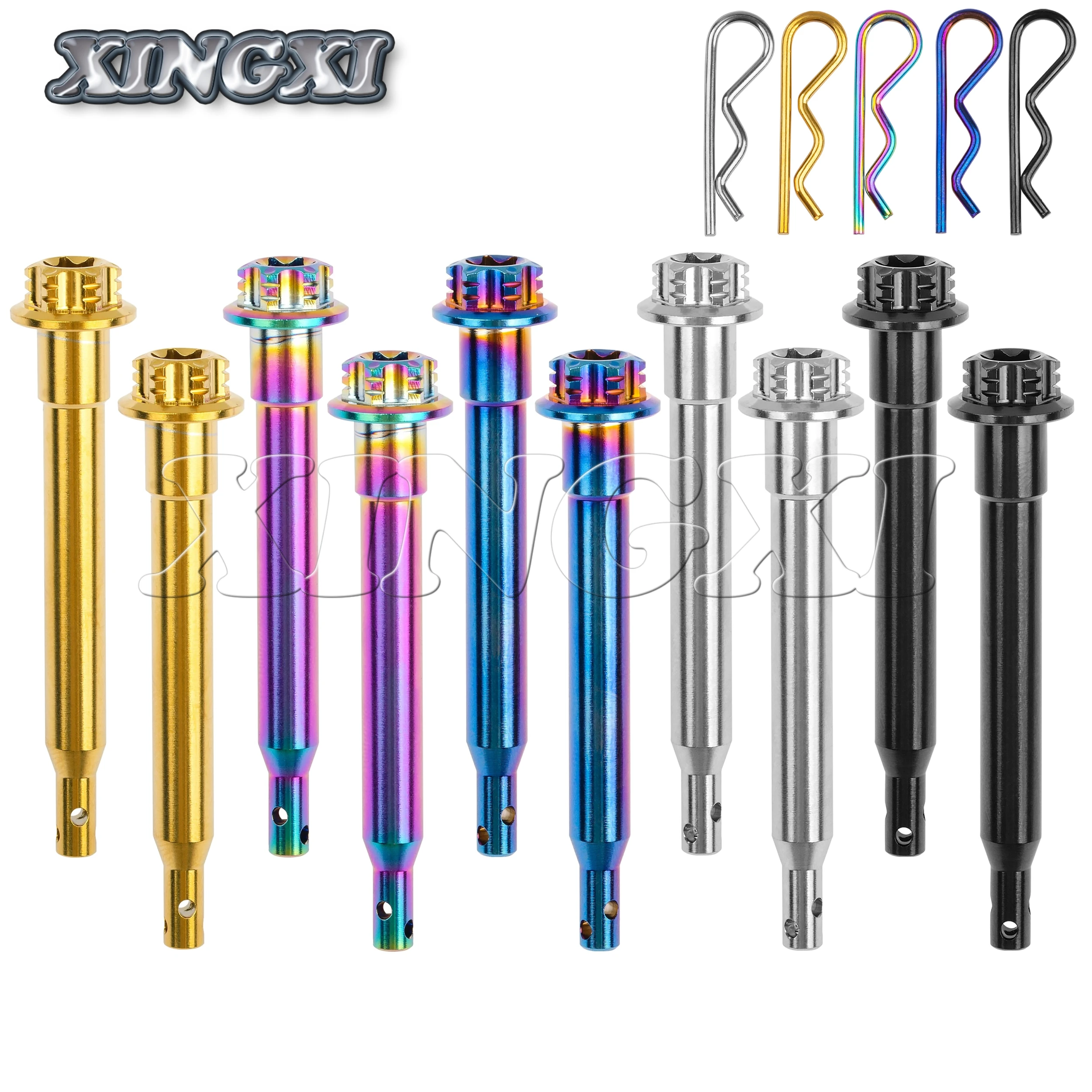 

Xingxi Titanium Alloy Bolt Motorcycle Front Rear Disc Brake Clamp Caliper for Piston Brembo Calipers Screws