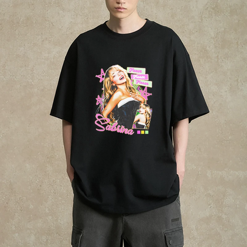 

Sabrina Carpenter Album Short n' Sweet printed short sleeve T-shirts Men Women Summer Y2K Harajuku Fashion Clothing Unisex Tops