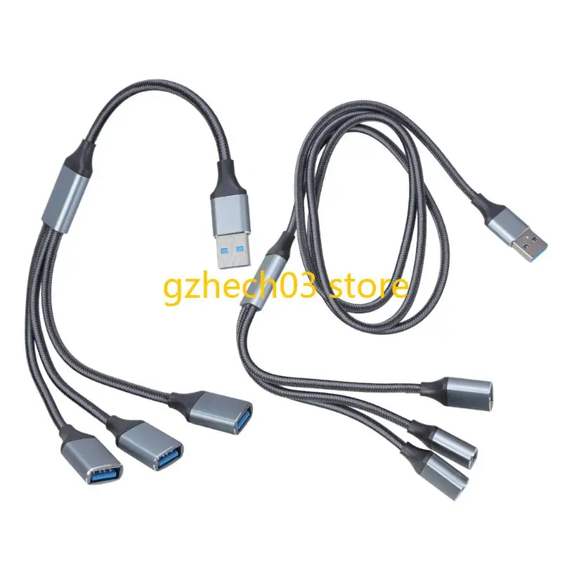 

G2AC USB OTG Splitter Y Cable USB Male to 3 Female USB2.0 Converters Multiple USB Port Expander Cable Multiport Split Adapter