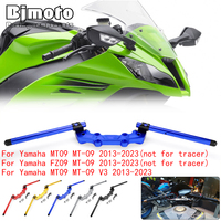 MT 09 2023 Adjustable Clip On Handlebars Handle Bar Clamp Adapter For Yamaha MT09 MT-09 FZ09 MT-09 2022 2021 2020 2019 2018-2013