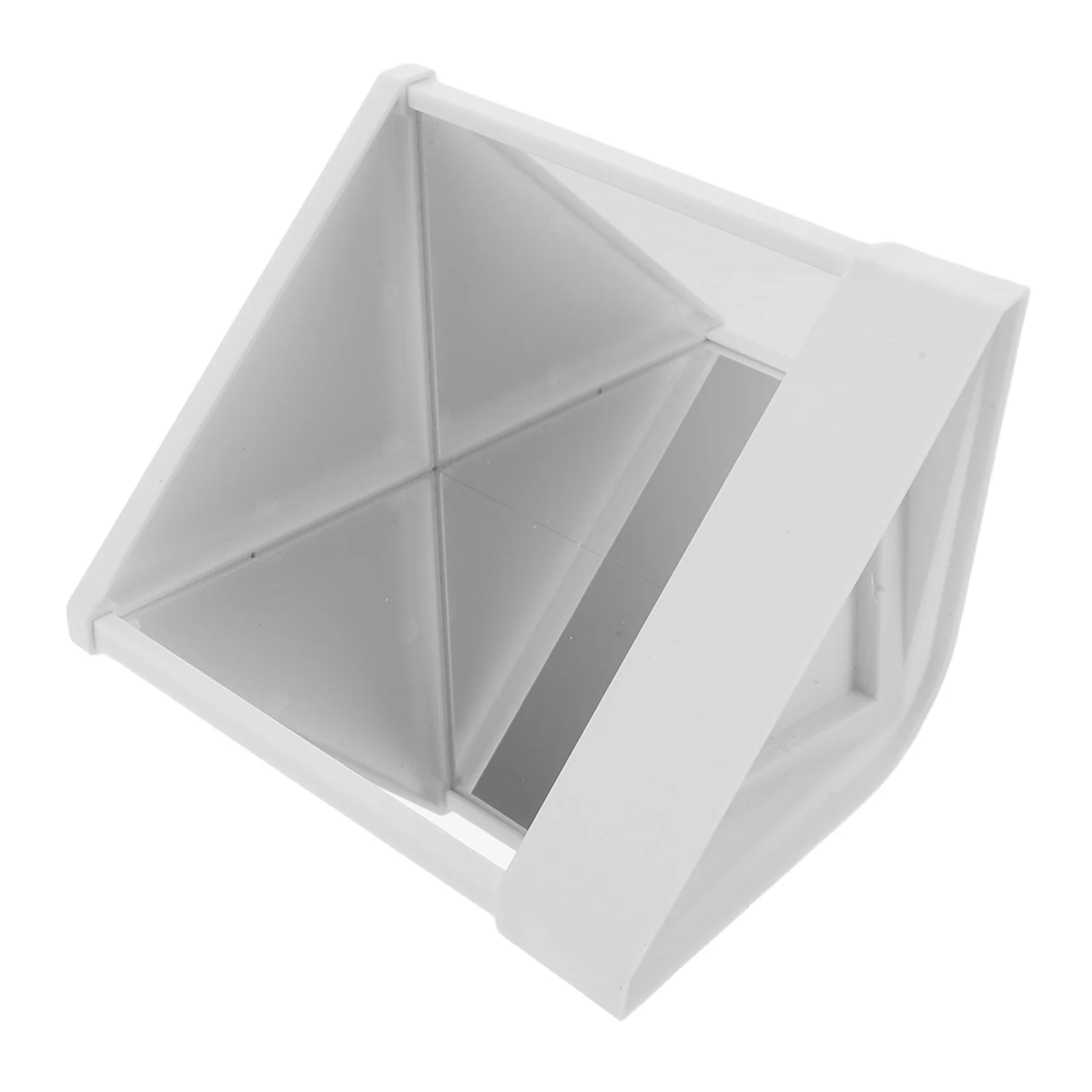 

Non-Reversing Mirror Reflection Makeup Vanity White Precision Glass Desk Tabletop Mirror Travel Makeup