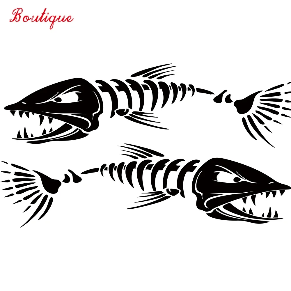 

Best selling fishbone sticker ship body Decal design hood decoration cruise sticker vinyl