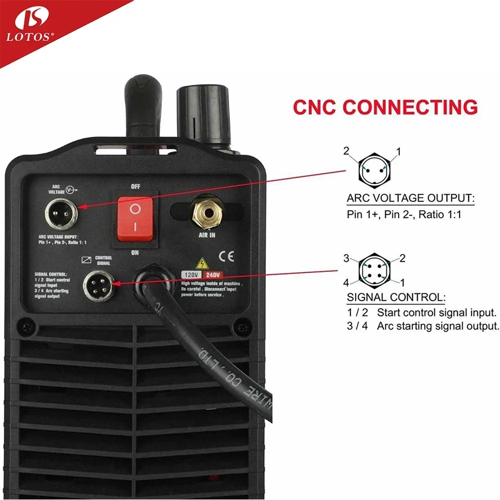 Lotos LTP5500 Non HF Plasma for Cnc Cutter Cutting IGBT DC Inverter Metal Cutting Machine 15mm Free Cutting Plasma Cutter