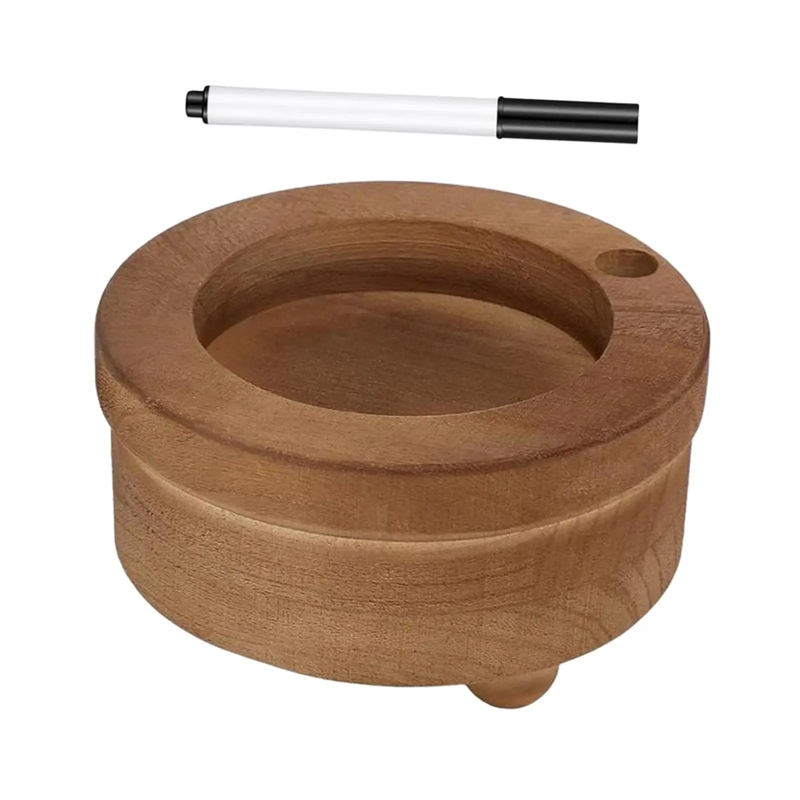 Wooden Disposable Cup Organizer with Marker Slot Coffee Bar Accessories Holder for Kitchen Party Use