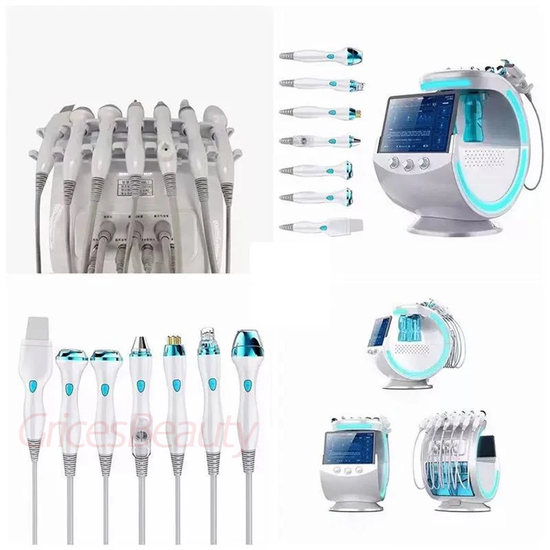 7 Handles Replacement Probes for Facial Cleansing Lifting Infusion Cold Therapy Skin Analysis Smart Ice Blue Device Plus Machine