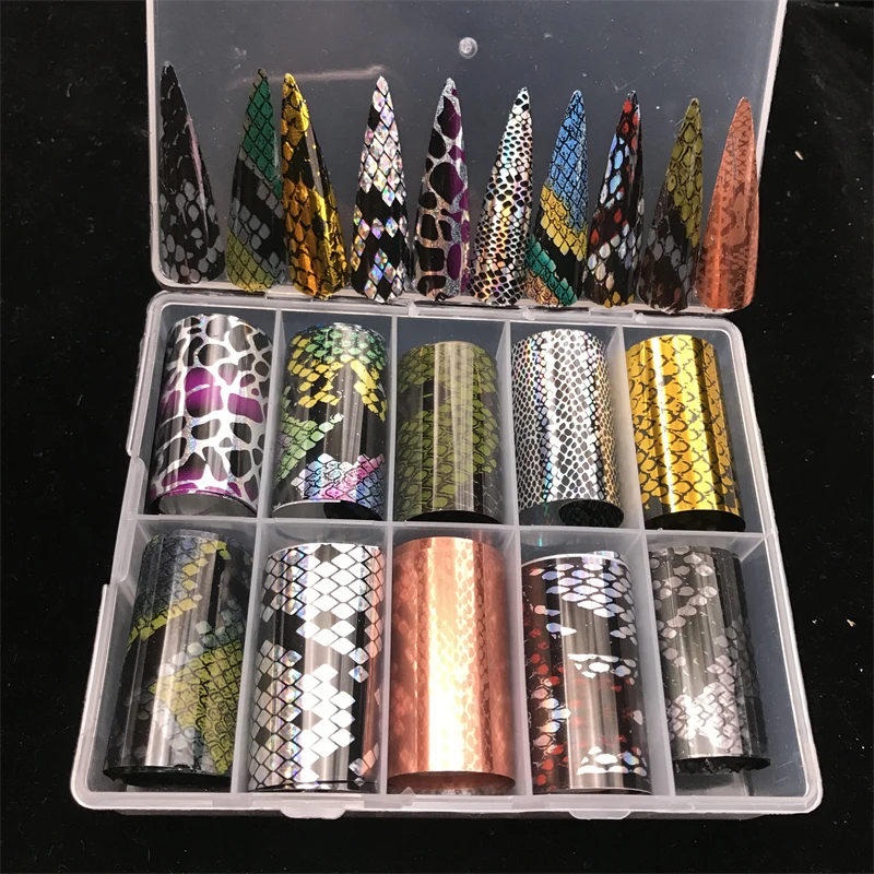 Neue Blumen-Nagelfolien für Transferpapier-Aufkleber, Florale Klebefolien, Frucht-Nagelwraps, Fisch-DIY-Wassermarmor-Nagelkunst-Dekorationen