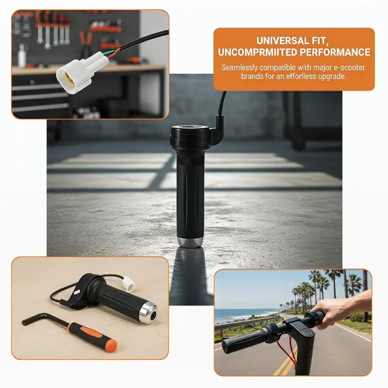 

Universal Three-wire Speed Controller Adjustable Electric Vehicle Throttle Easy Installation for Hassle-free Driving