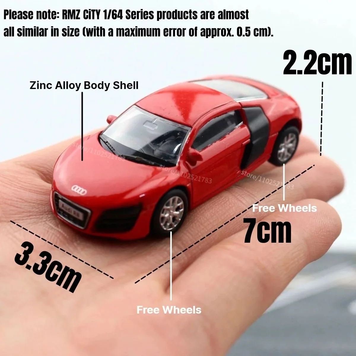 1:64 Audi A5 Sportback Replica Realistic Car Model – Ideal Gift for Kids Adults Car Miniature Collection Toy