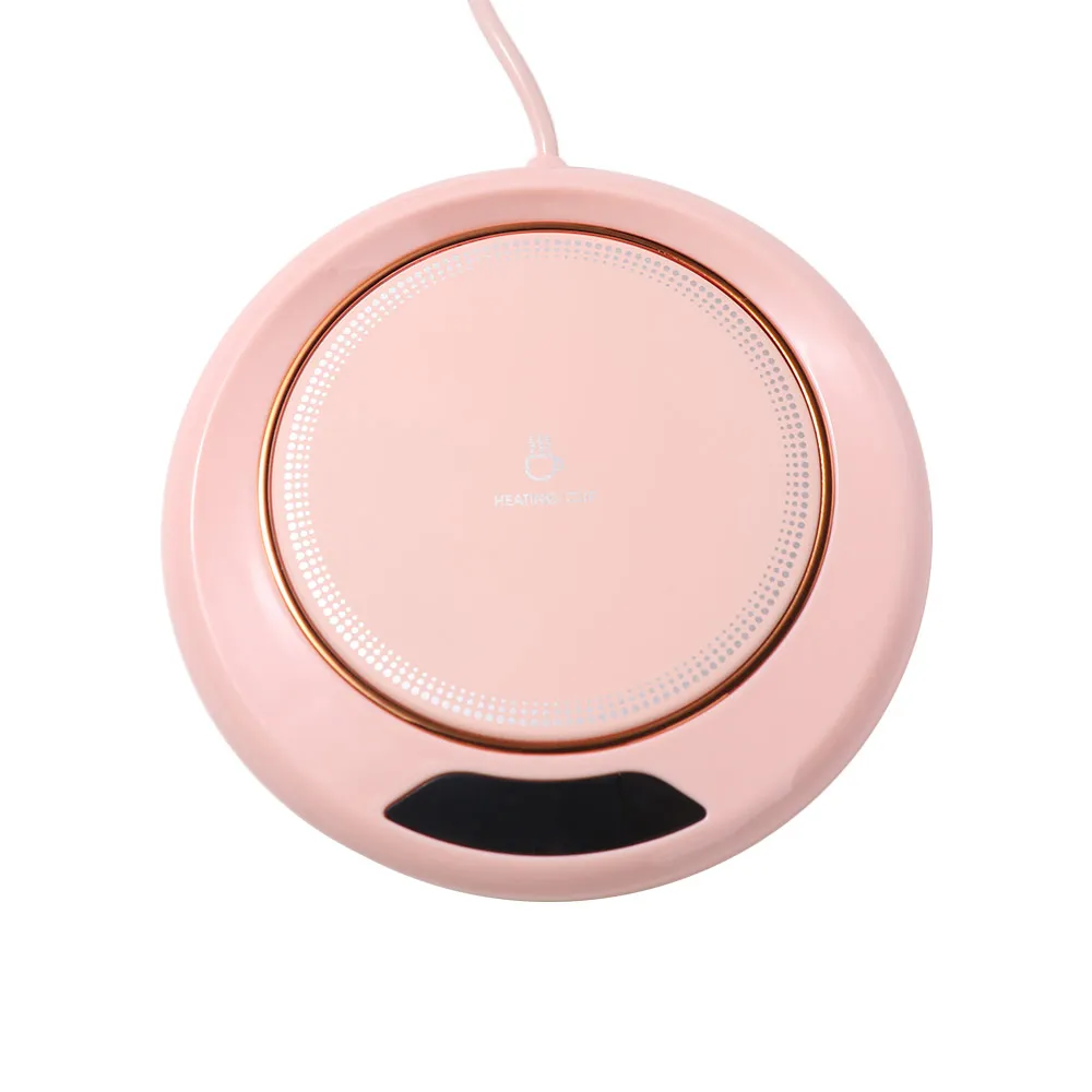 

3-температурный подогреватель кофейных кружек, умный электрический подогреватель для чашек с быстрым нагревом, круглая нескользящая подогреватель для воды для дома/офиса