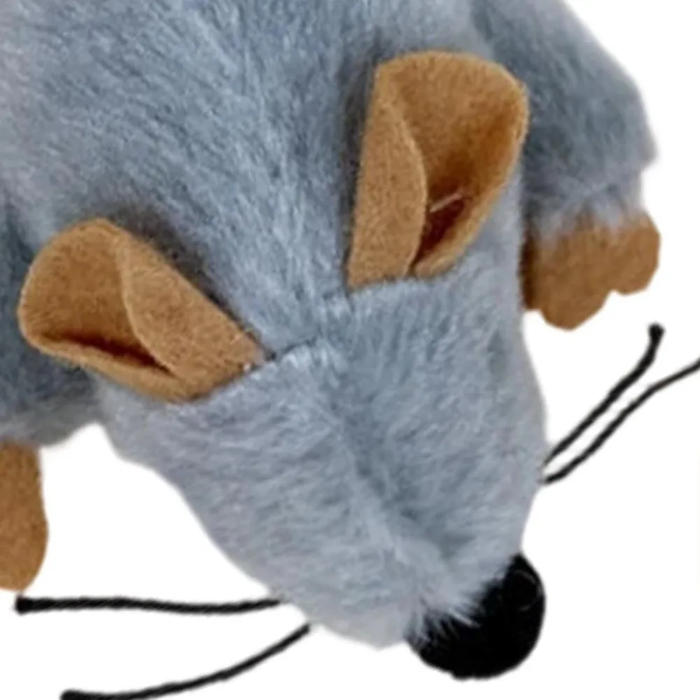 Pet Toy Stuffed Mouse Interactive Cat Toys Compact Design Kitten Toy Mice Playthings Cat Mouse Toy Pet Daily Play