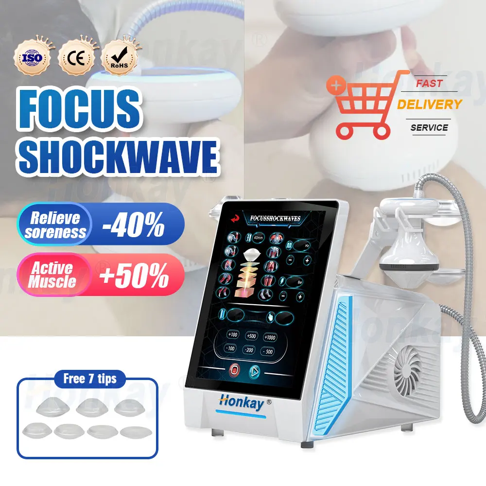 Extracorporeal Focused Shockwave Therapy Machine ESWT Shockwave pain relief ED Treatment Physiotherapy Device