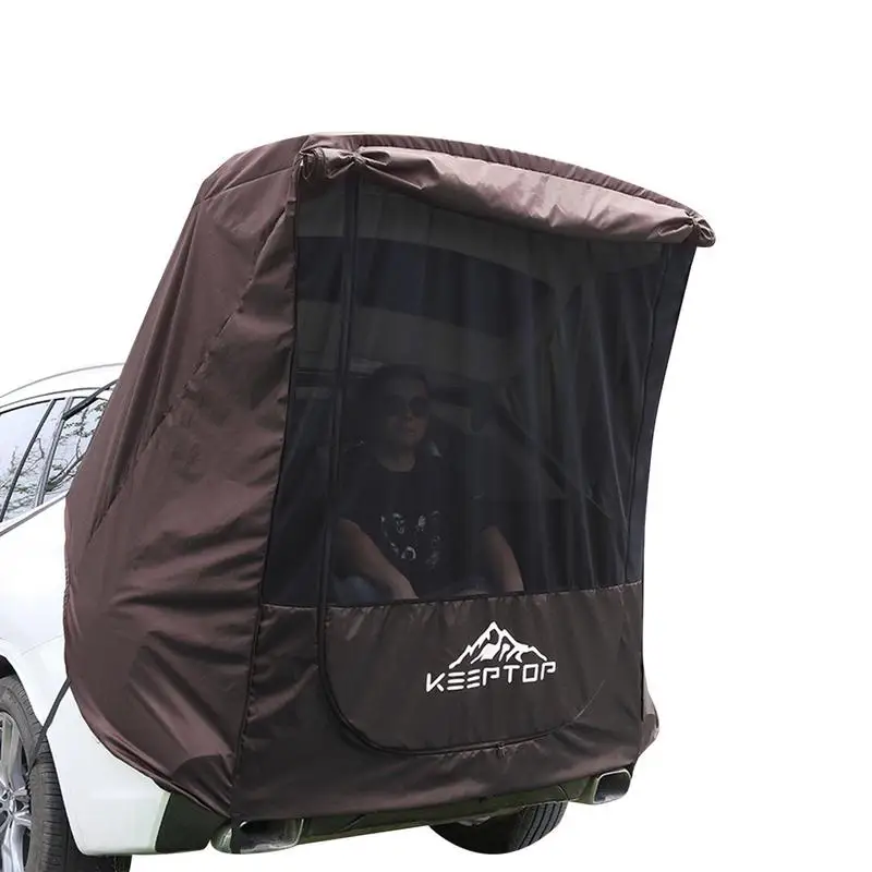 

Car Camping Tent Car Tailgate Shade Awning Tent Shelter Foldable Waterproof SUV Tailgate Tent Awning Camping Gear For SUV MPV