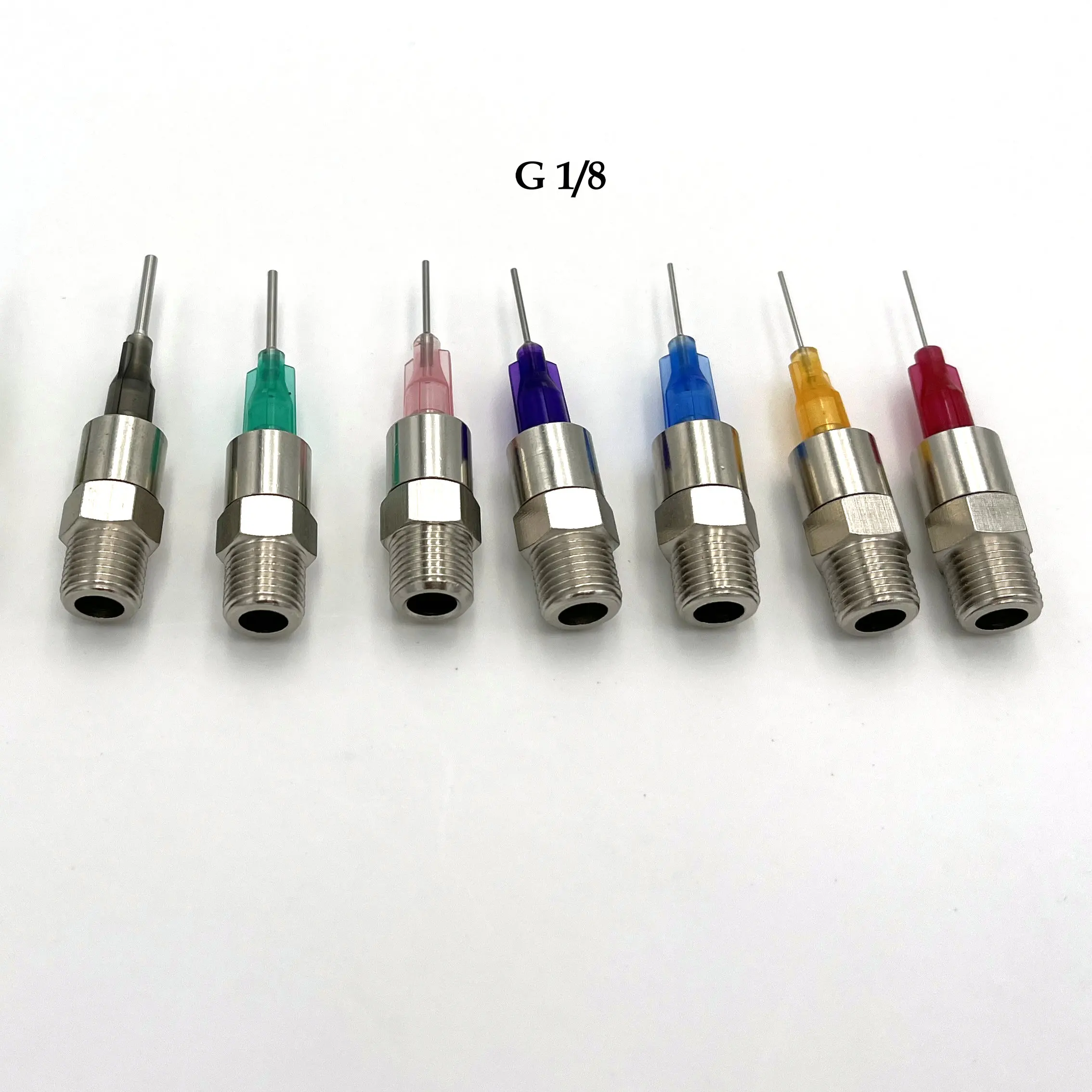 Locking Head Luer  Adapter Screw End G 1/8  G 1/4 M10*1 M12*1 Optional for Automatic Dispensing Valve