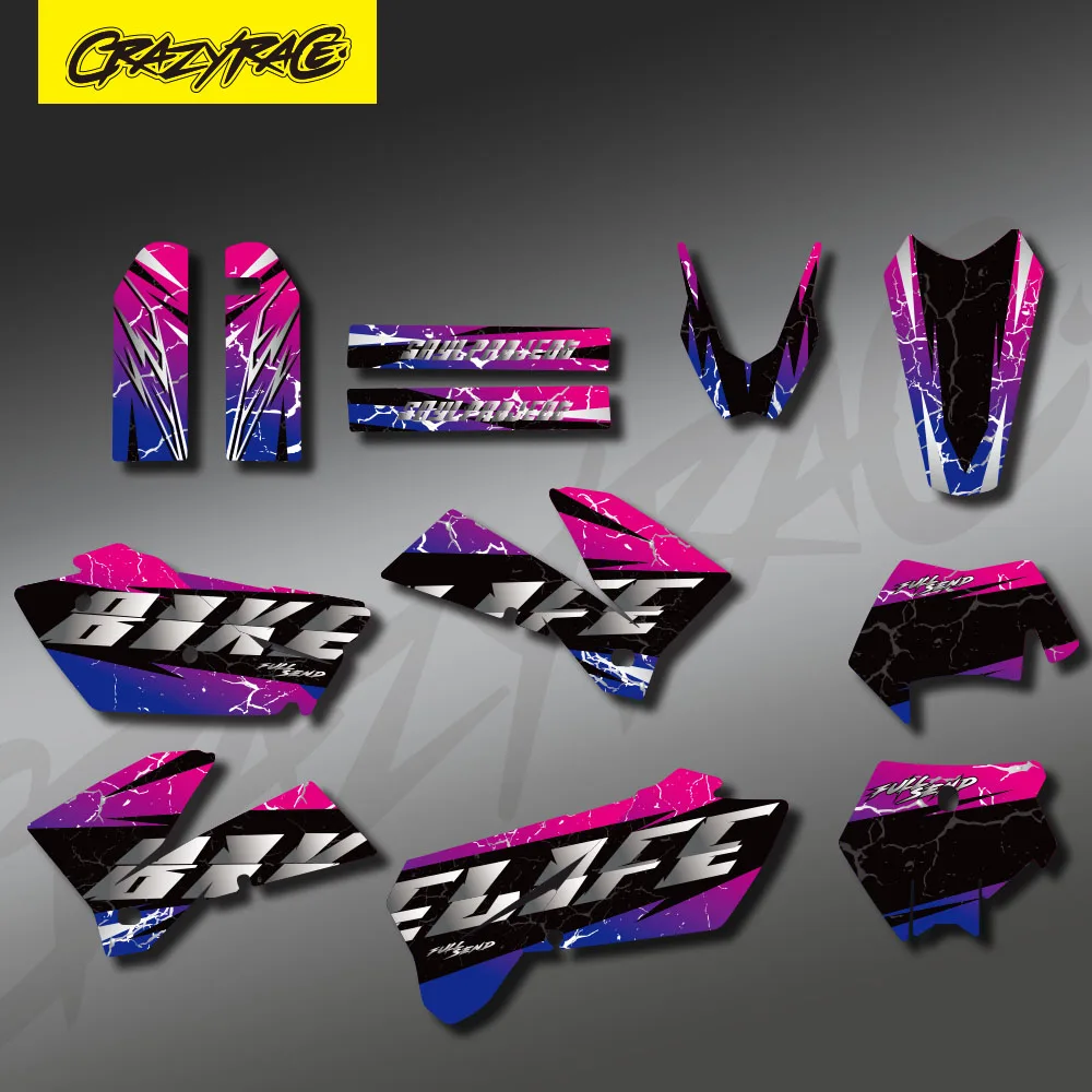 Nueva pegatina gráfica de equipo para KTM 525 450 400 300 250 200 125 SX SXF MXC XC XCF XCW EXC EXCR 2005 2006 2007 Kit personalizado