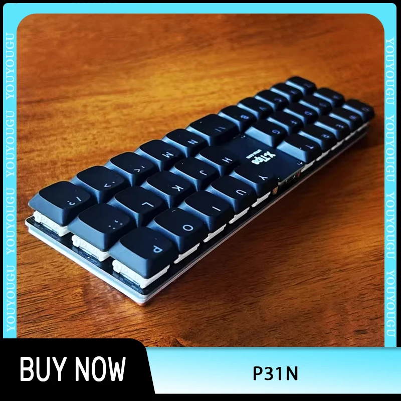 

P31n Keyboard Wired Keyboard 2Mode 31keys 1U/1.5U Portbale Keyboard Support ZMK Promicro NRF52840 E-sport Custom Gaming Keyboard