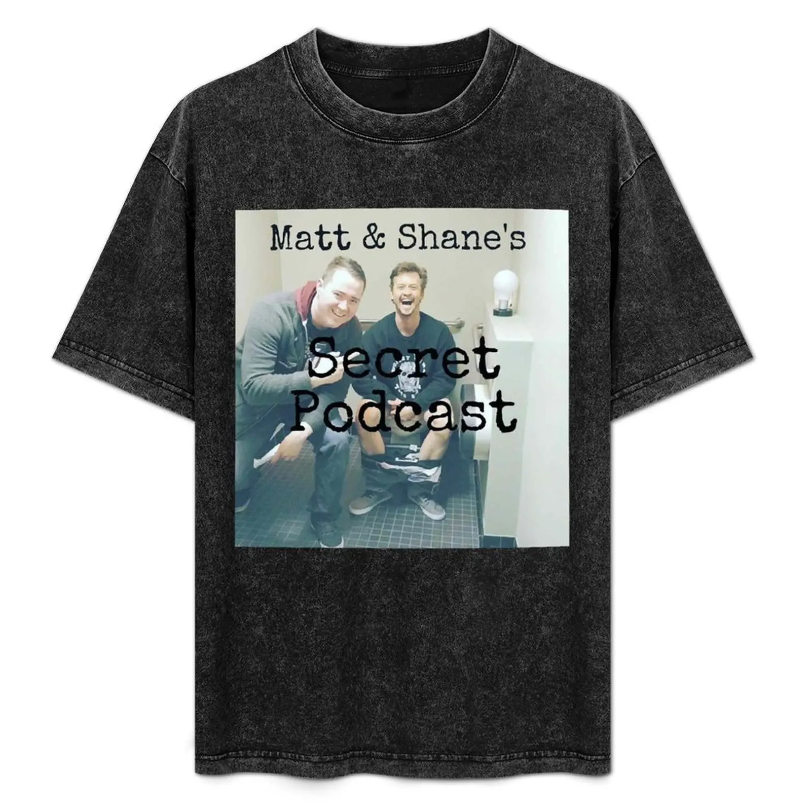 

Matt and Shane_s Secret Podcast T-Shirt Basic Short Sleeve Cotton Blend T-Shirt