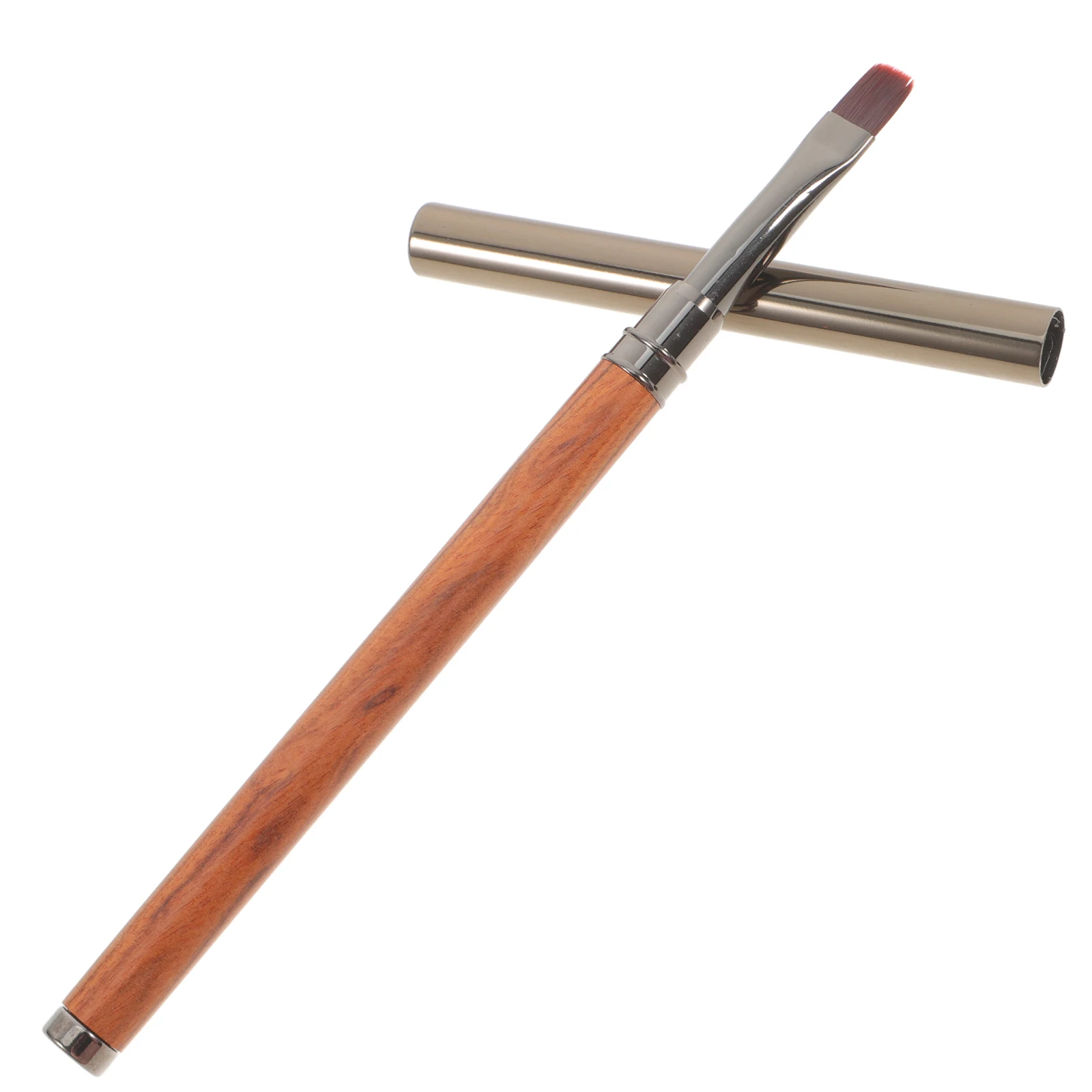 Dual Ended Nail Art Tool Wood Handle Magnet Pen for Cat Eye Gel Design Smooth Application Nail Liner Supply