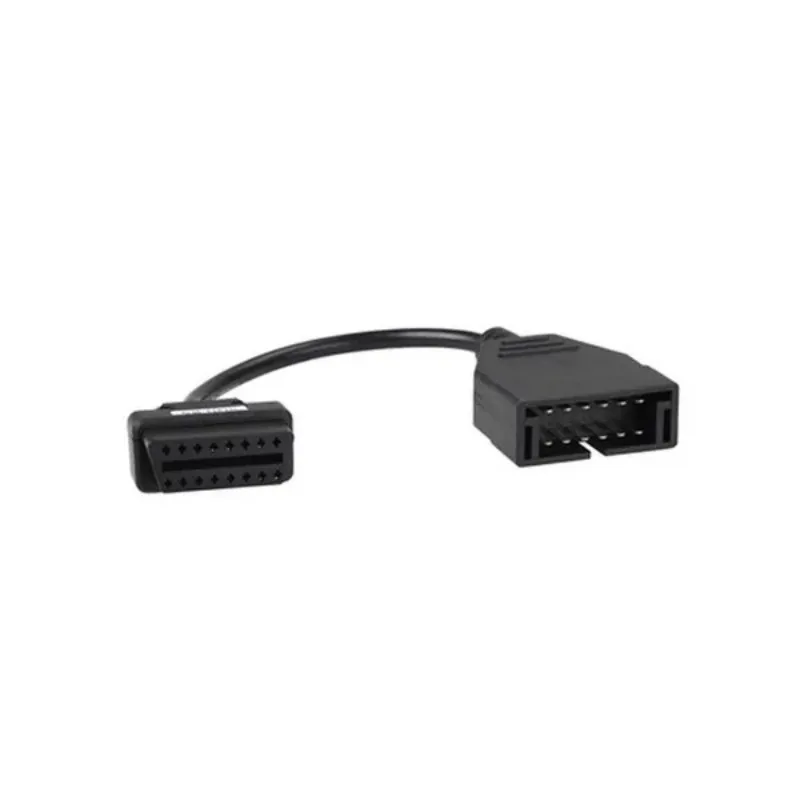 Câble de connecteur de Diagnostic automatique, 12 broches à 16 broches, ligne d'adaptateur de Scanner de véhicules, 1 pièce
