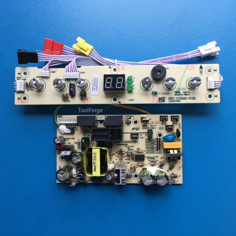 HKS-YH005PCB7 HZC-YC150S-PCB1 Cigar And Wine Refrigerator Control Computer Board Display 110V 220V