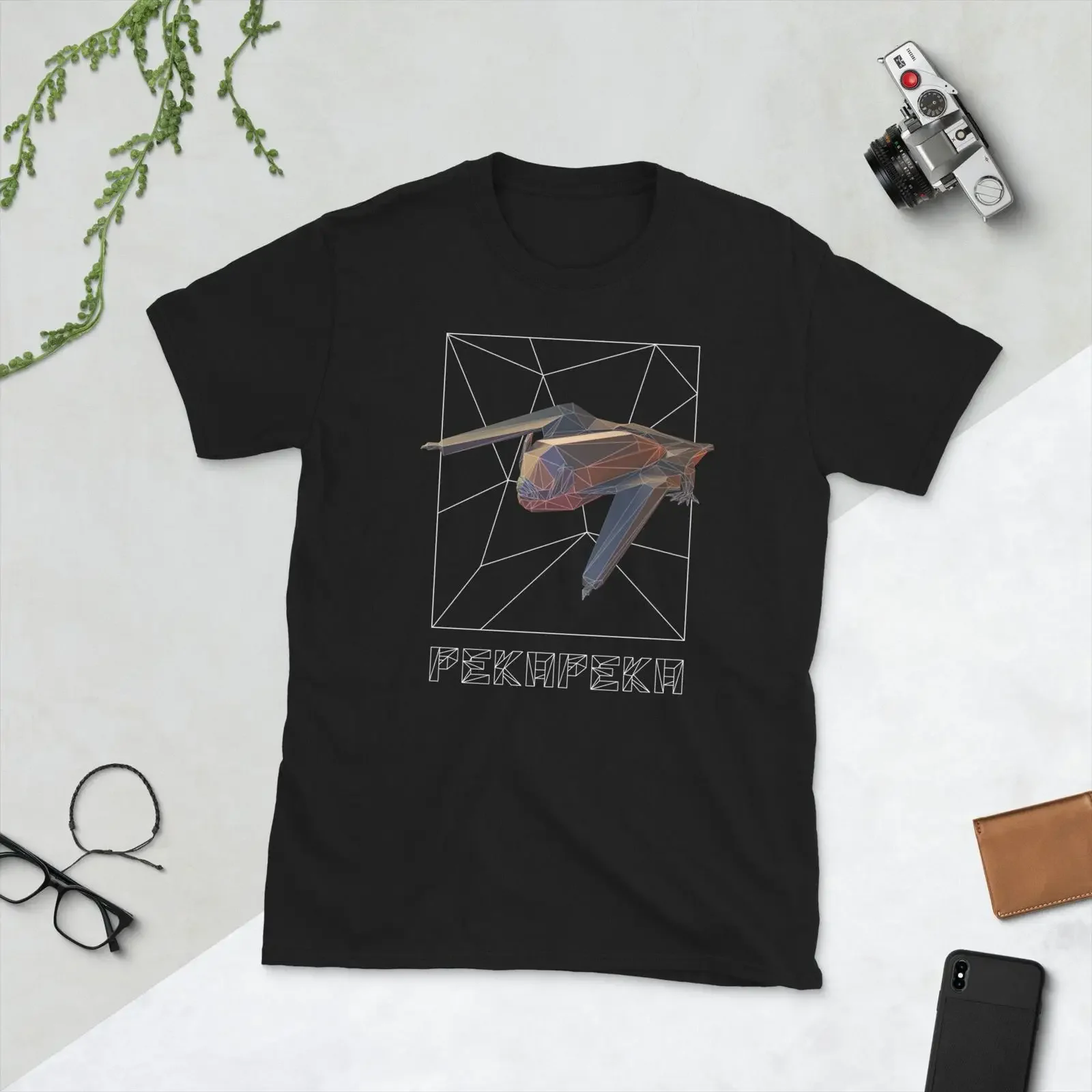 Pekapeka Polygon Art T Shirt New Zealand Bats vintage Washed Breathable Soft graphic Casual Stylish fashion Comfortable