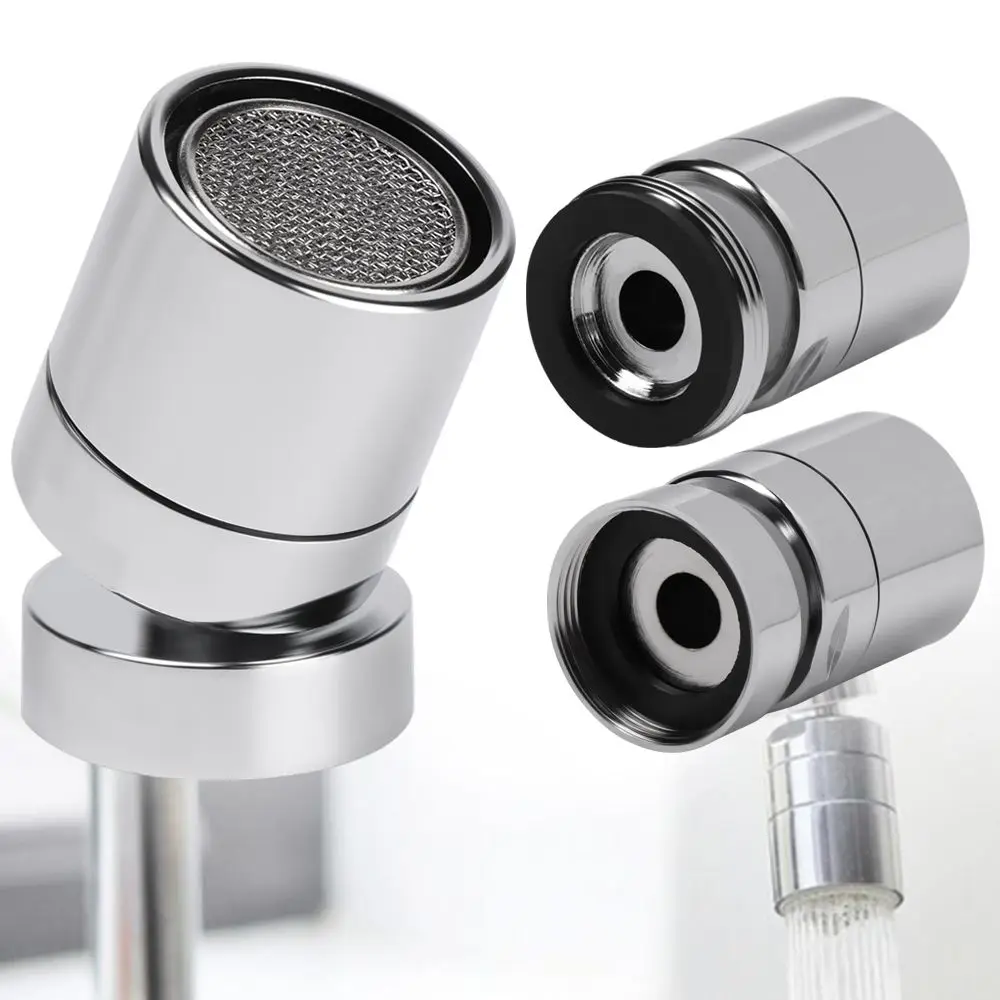 Brass 360 Degree Swivel Faucet Aerator Water Bubbler Saving Tap For Bathroom Kitchen Bidet Faucet Filter Mesh Accessories