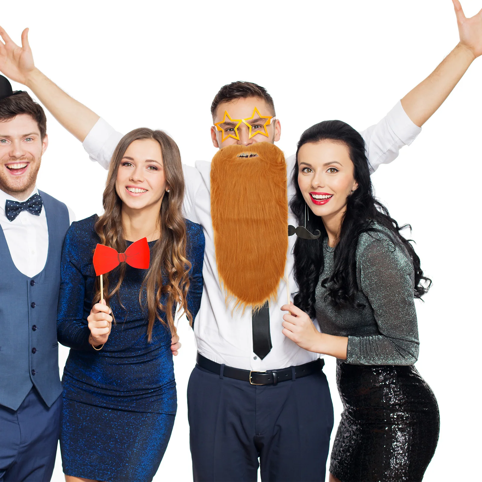 

Personality Fake Beard Props Man Male for Kids Cloth Facial Hair Costume Accessories Artificial Mens Beards