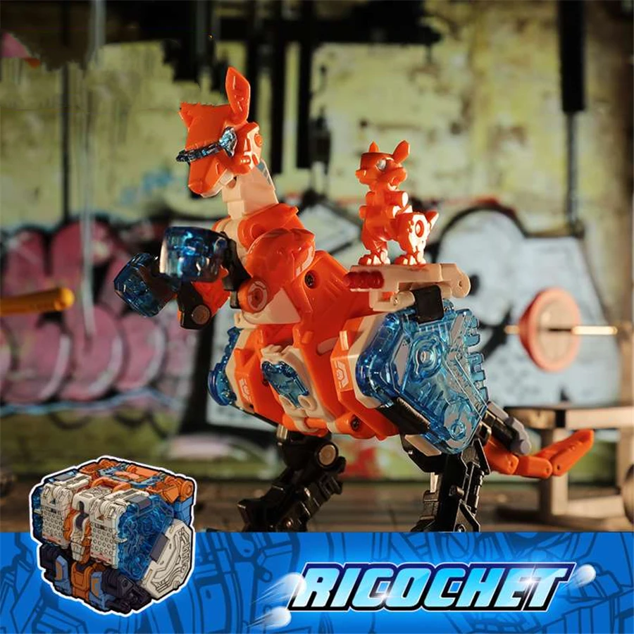 

BeastBox Deformation Robots Transformation Animal Toy Cube Model Boxing Kangaroo Ricochet Action Figure Jugetes For Gifts