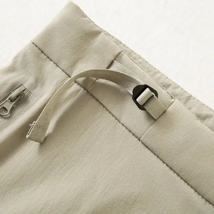 

Уличные мужские брюки Spor ort, дышащие водонепроницаемые летние новые брюки с пятью точками, свободный крой, прямые повседневные брюки