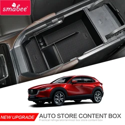 Smabee for Mazda CX-30 CX30 2020 -2026 with Wireless Charging Console Armrest Storage Box Tray Organizer Accessories Tidying
