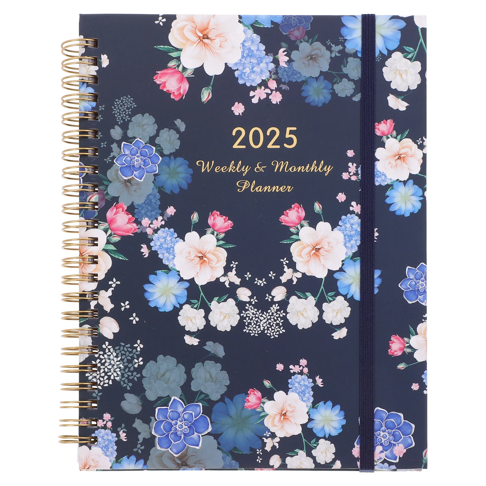 Agenda Cuaderno Estudiante Planificador Académico para Profesores Cuadernos Floral Pequeño Espiral Verano