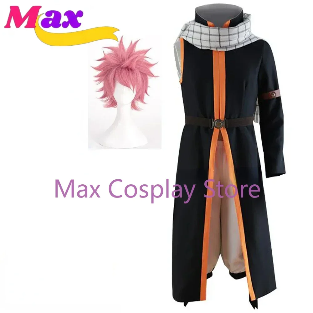 

Макс аниме косплей костюм этериус Нацу Драгнил костюмы для косплея Хэллоуин карнавальные костюмы для вечеринок шарф новый YW