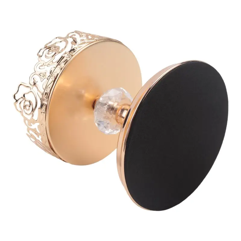 Limited Stock-FF European Crystal Glass Storage Jar With Lid Rose Candy Jar Gold-Plated Storage Decorative Ornaments Art Home De