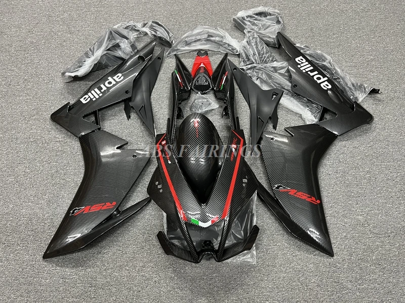 

Новый комплект обтекателей из АБС-пластика, подходит для Aprilia RSV4 1000 2009 2010 2011 2012 2013 09 10 11 12 13 14, комплект обтекателей из углерода на заказ