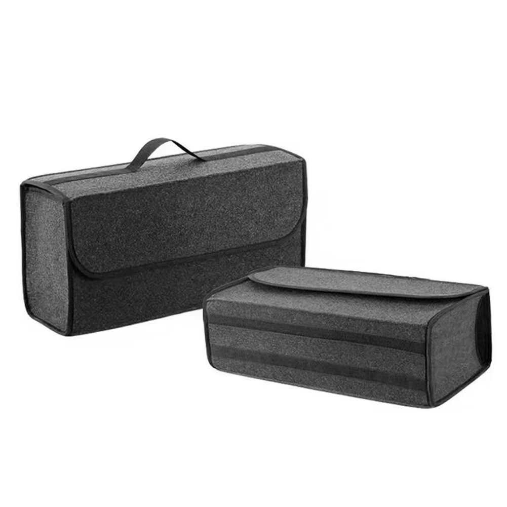 Stowing Tidying Container Bags Storage Box Portable Foldable Car Trunk Organizer Cloth Auto Interior Car Accessories Anti Slip