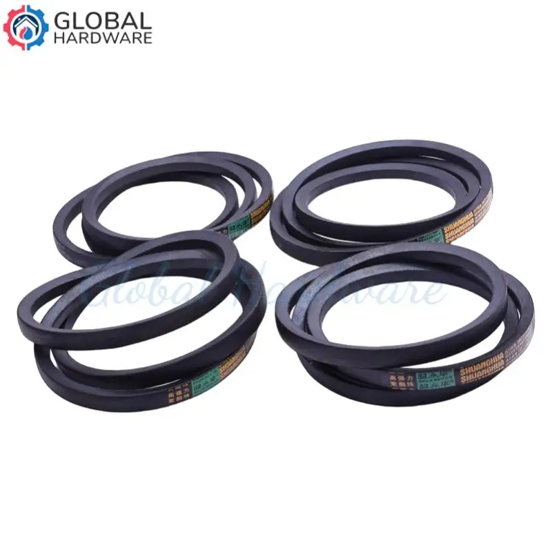 Premium Rubber B V Belt 1600 1626 1651 1676 Stable Power Transmission Belt For Motor Compressor Equipment