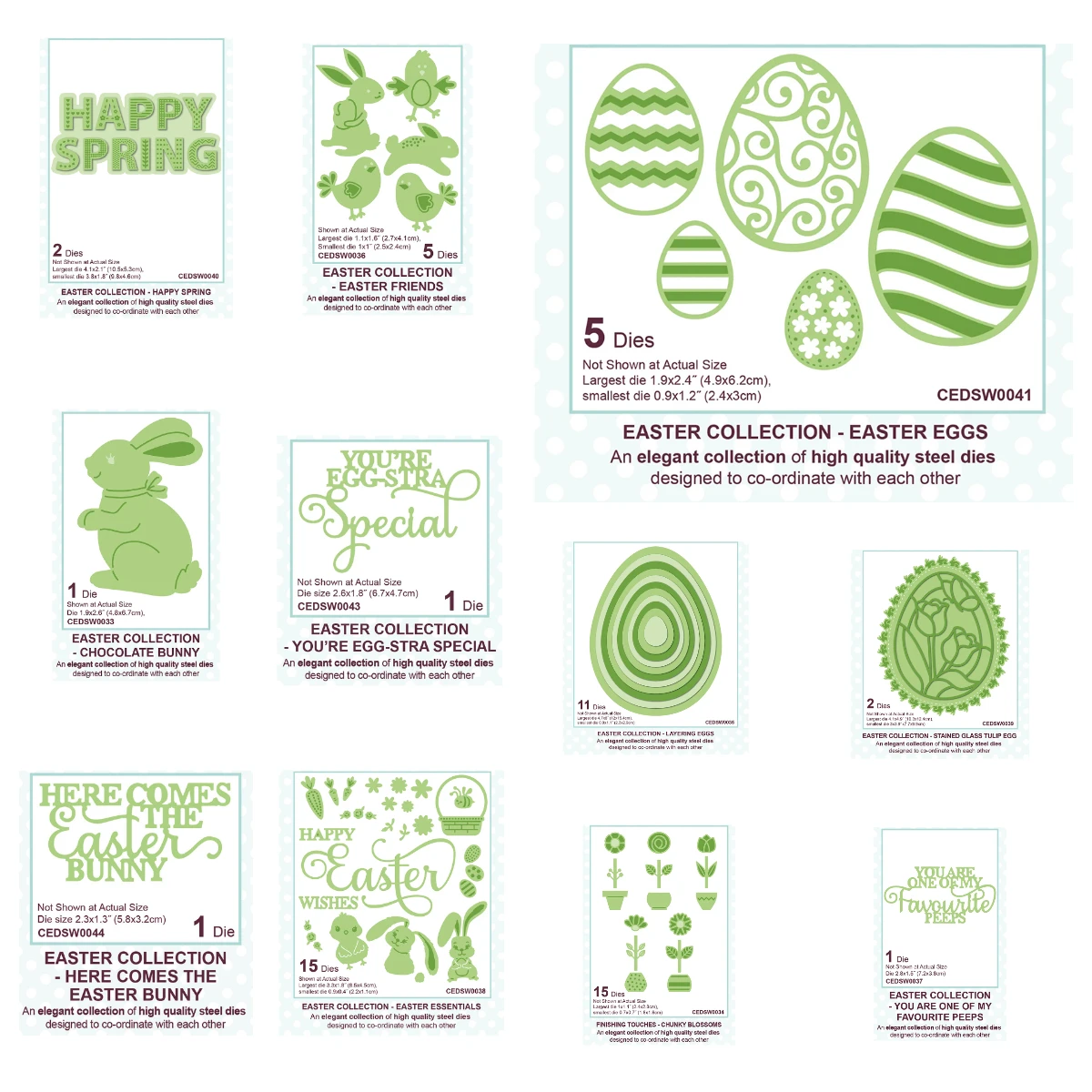 

Happy Spring Easter Metal Cutting Dies Handmade DIY Embossing Making Scrapbooking Supplies Photo Album Craft Decoration