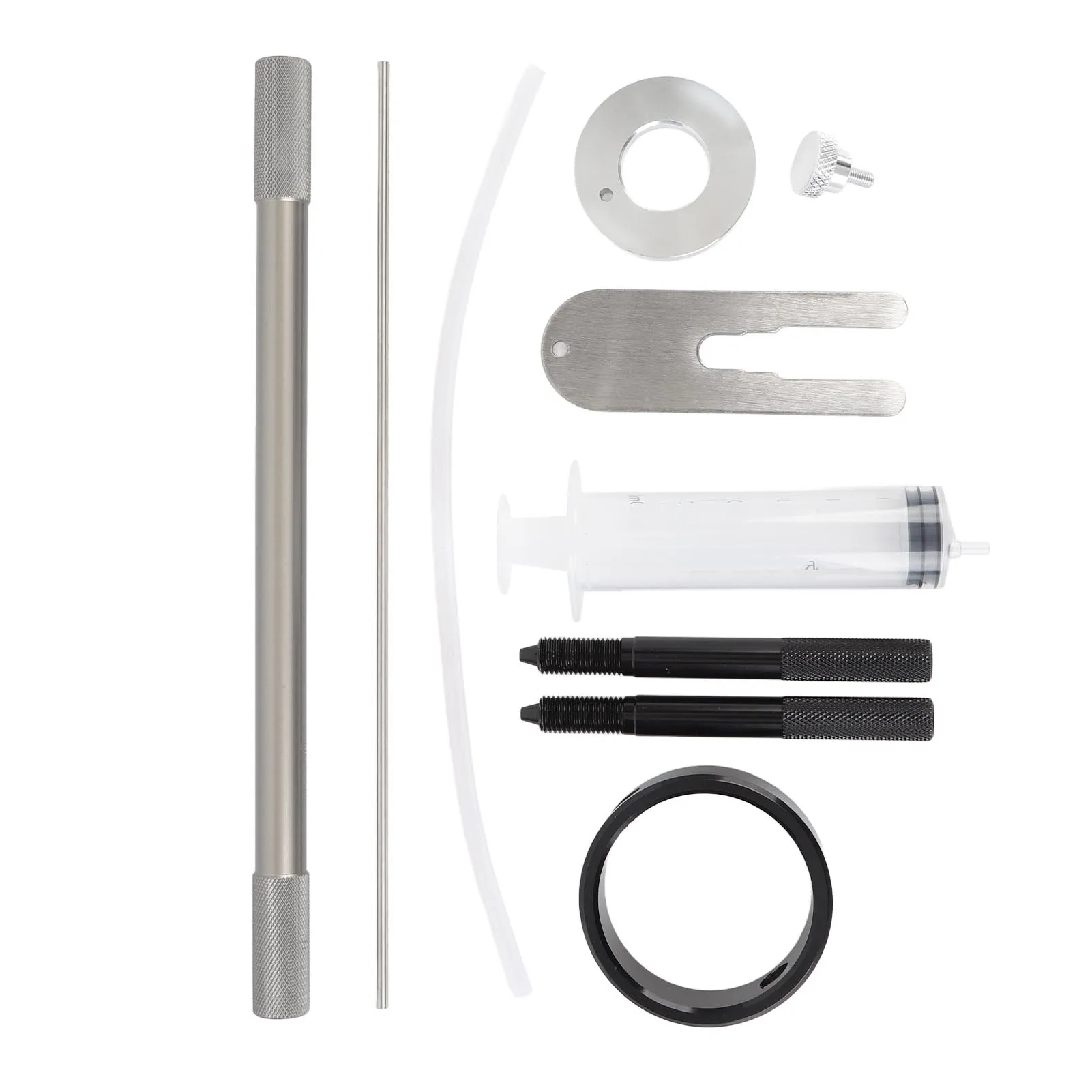 

Motorcycle Fork Service Tool Kit Fork Oil Level Tool Spring Compressor Damper Rod Tool for Most Regular Forks