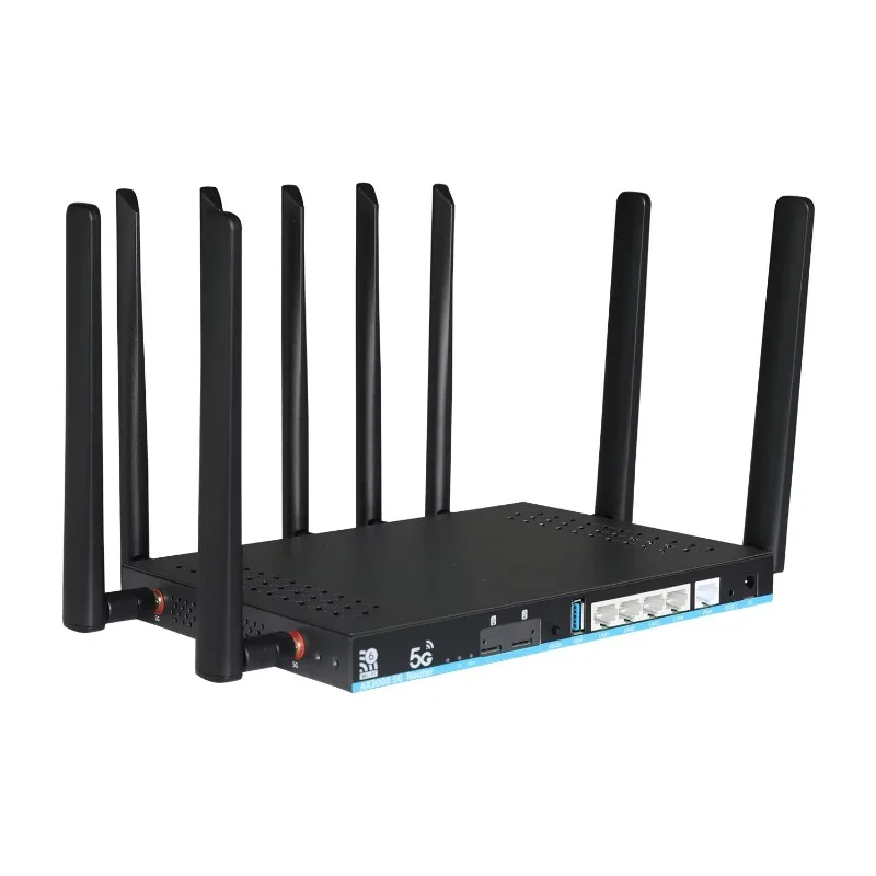 Enterprise 5G LTE Modem Gigabit Wireless WiFi 4G Router USB3.0 Dual-Sim RJ45 Firewall VPN