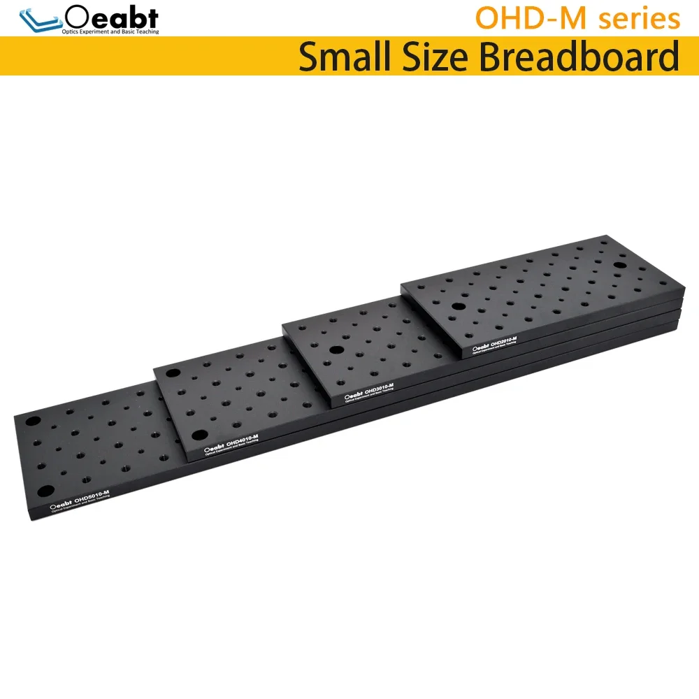 Imagem -02 - Breadboard Óptico de Matriz de Alumínio Sólido Plano Torneiras de Alta Densidade Rosca Experimental m4 m6 300x100 mm