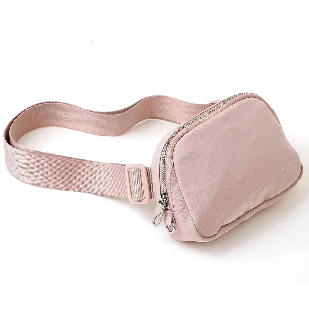 Umweltfreundliche Nylon-Gürteltasche Wasserdichte Hüfttasche für Damen Verstellbarer Riemen Crossbody-Taschen Sport-Bauchtaschen Handytasche – Detail 15