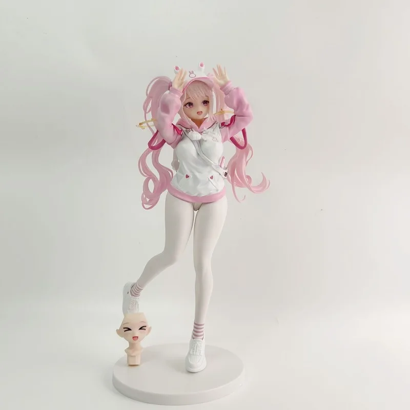 ฟิกเกอร์นิเคะ อลิซ โมเดลกระต่ายสีชมพู ขนาด 26 ซม. ตุ๊กตาตั้งโชว์ สาวน้อย แอคชั่นฟิกเกอร์ ของสะสมจากอนิเมะและเกม สำหรับเด็กผู้หญิง