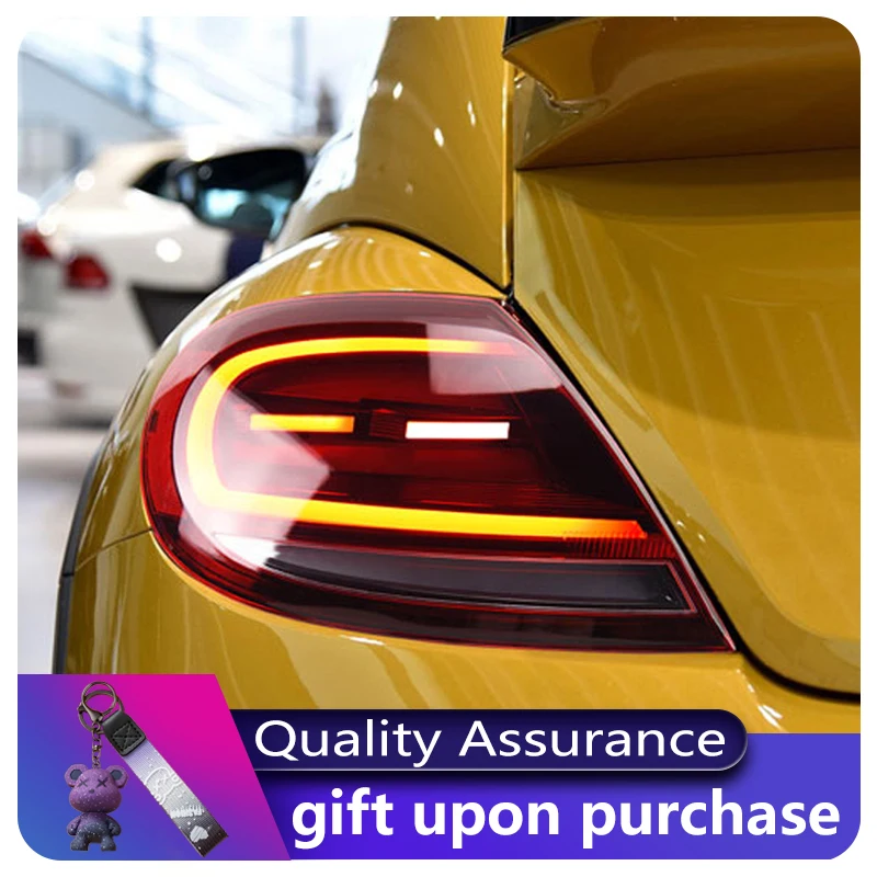 

Задний фонарь для Volkswagen VW Beetle 2013-2020, задний фонарь DRL, обновленный задний фонарь, динамическая светодиодная настройка, автоинструменты, автомобильные аксессуары